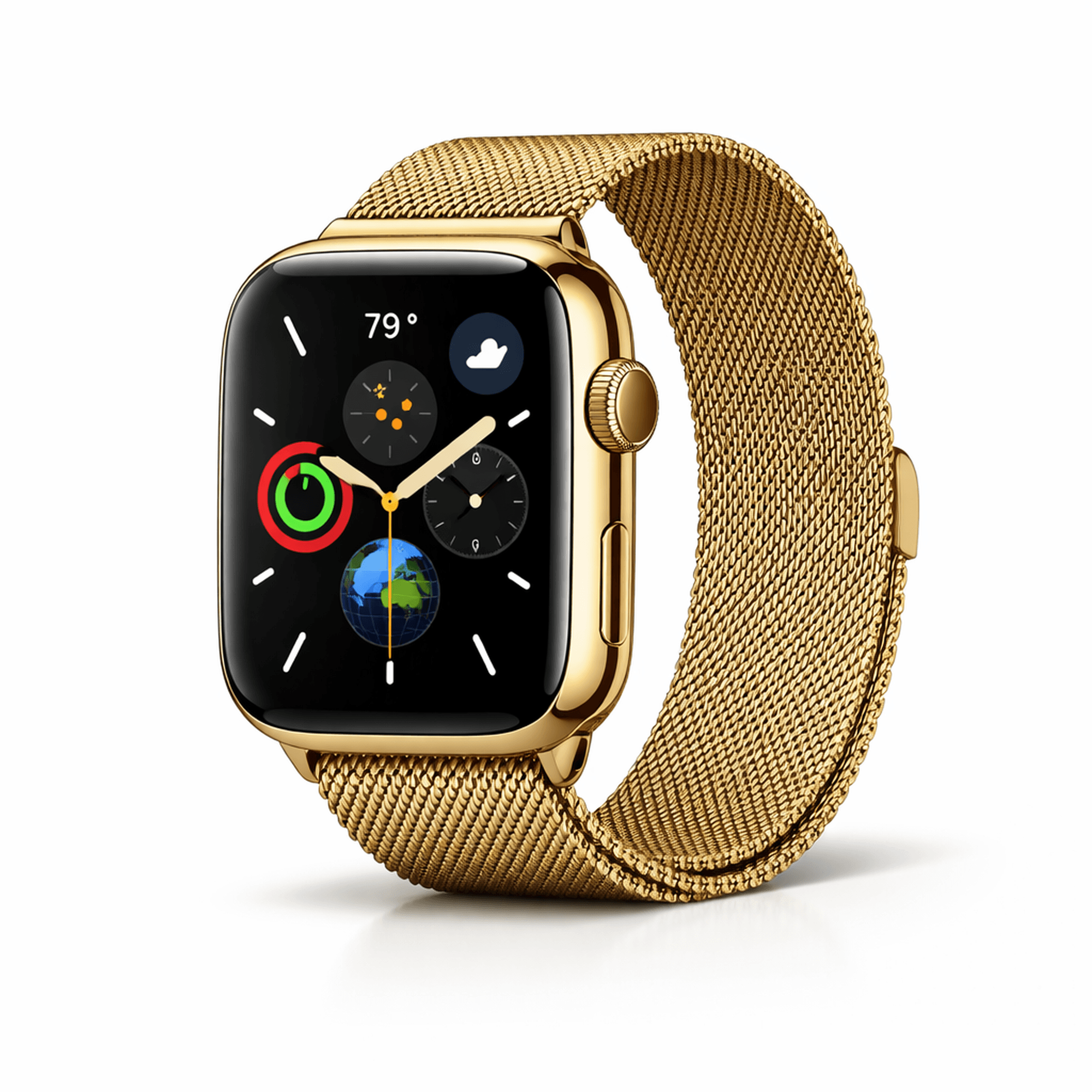 Apple Smart Watch Gold Milanese Loop