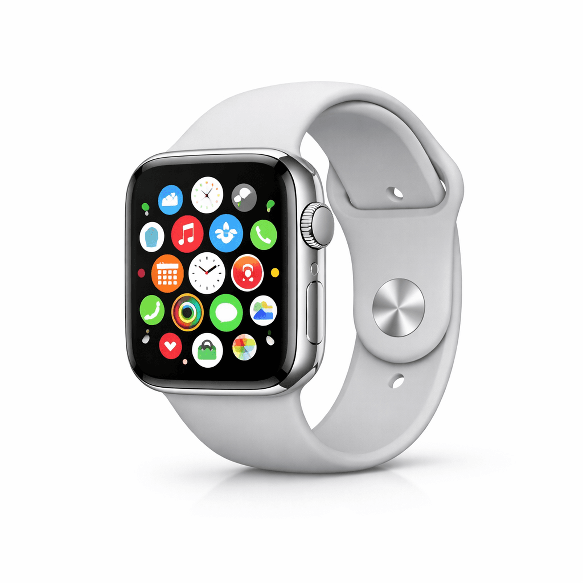 Apple Smart Watch White Sport Band