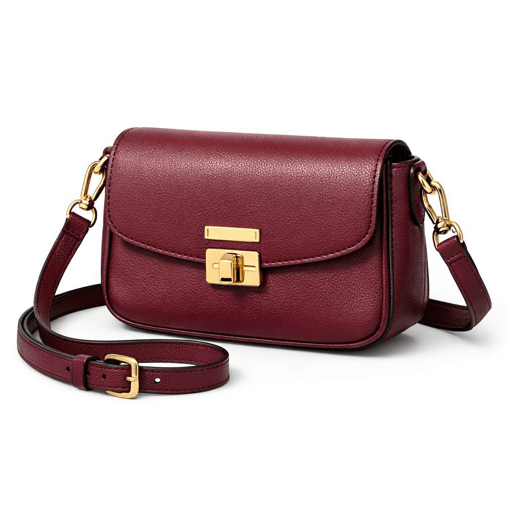 Burgundy Crossbody Handbag
