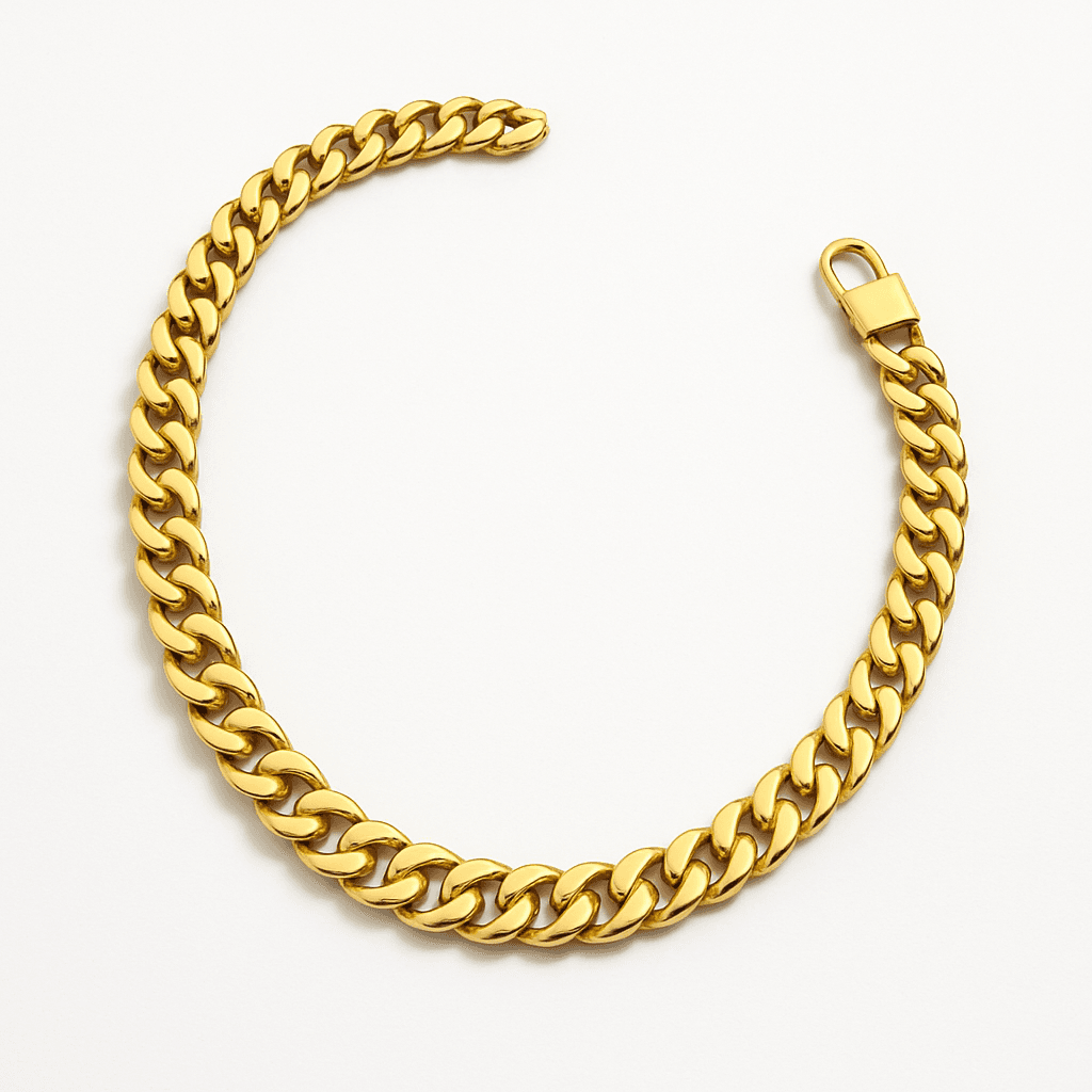 Gold Cuban Link Bracelet