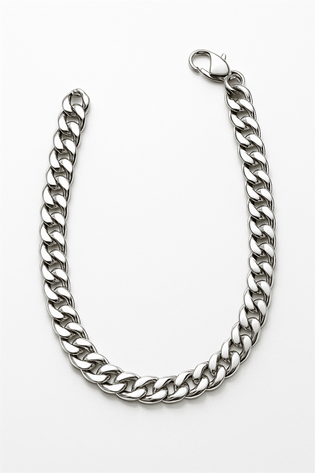 Silver Curb Chain