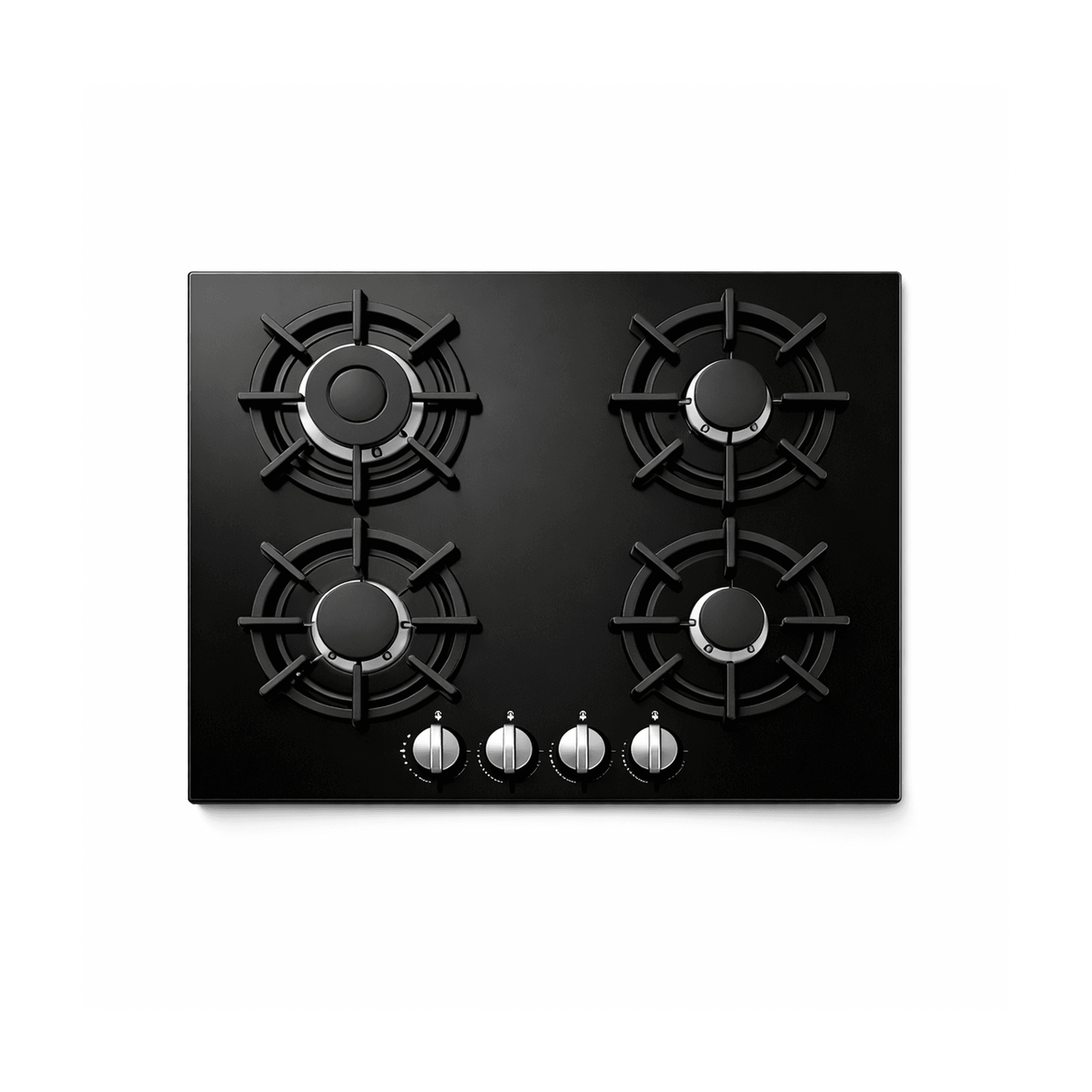 Black Gas Cooktop