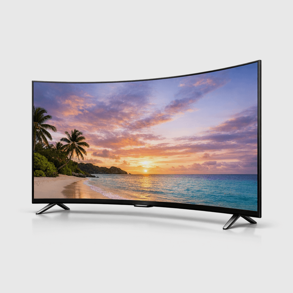 Curved HD Computer Monitor