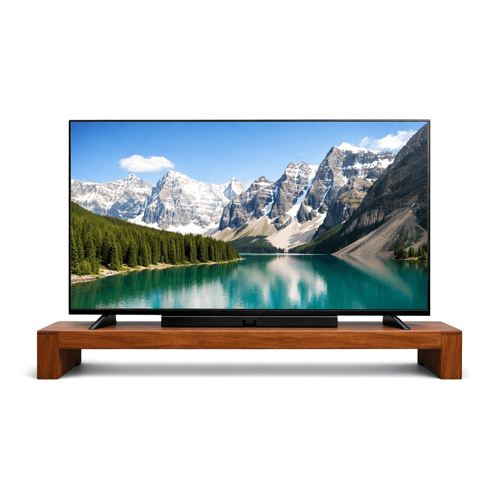Smart TV with Media Stand