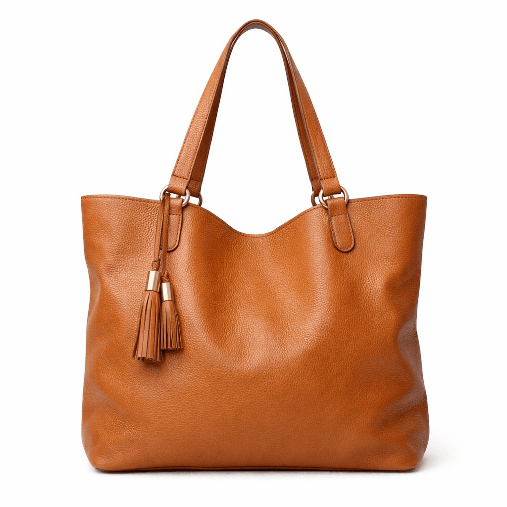 Brown Leather Tote Bag