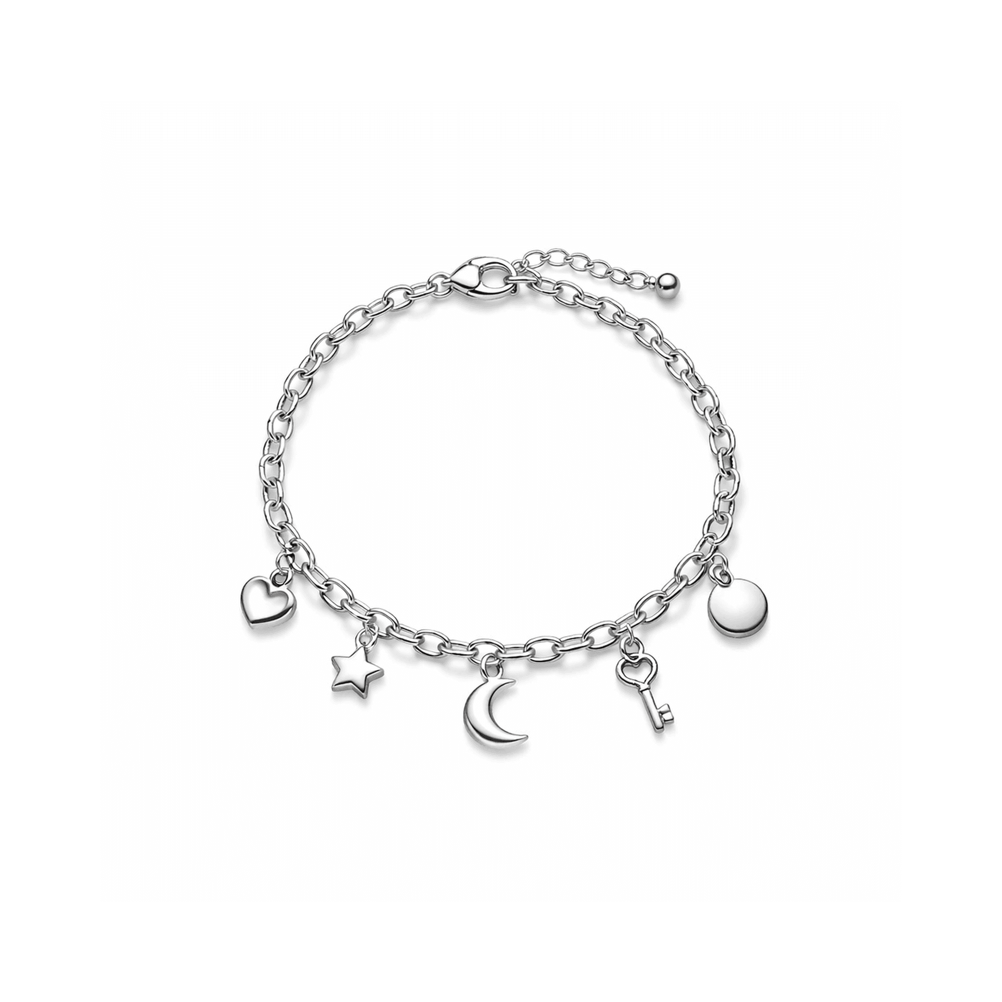 Silver Charm Bracelet