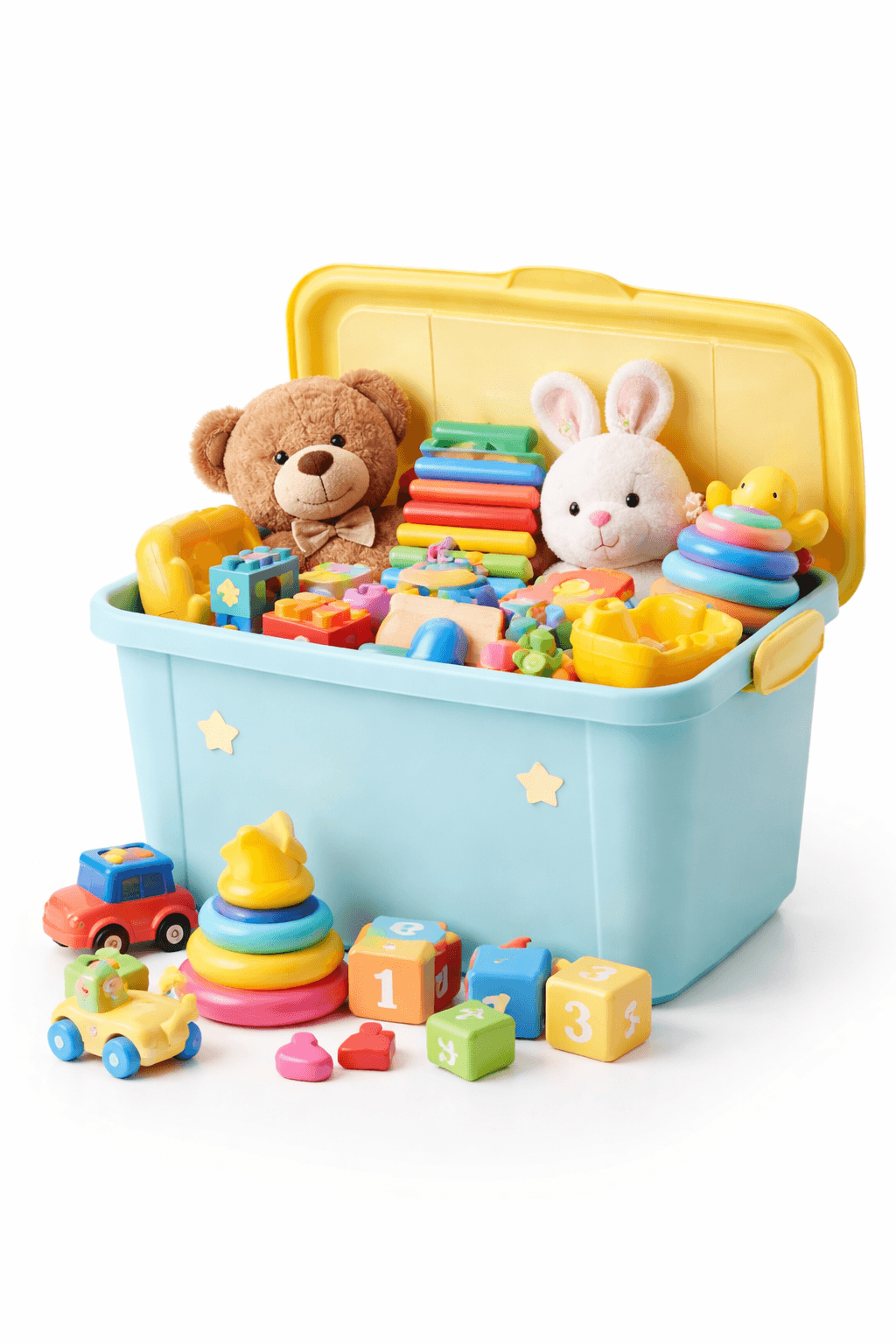 Kids Toy Storage Bin Set