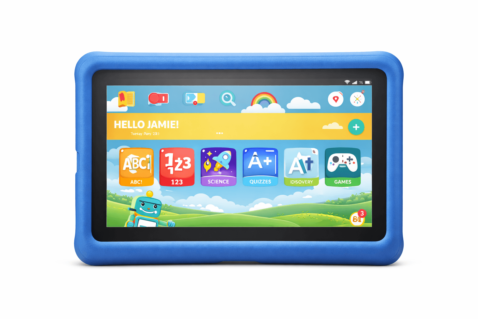 Blue Kids Learning Tablet