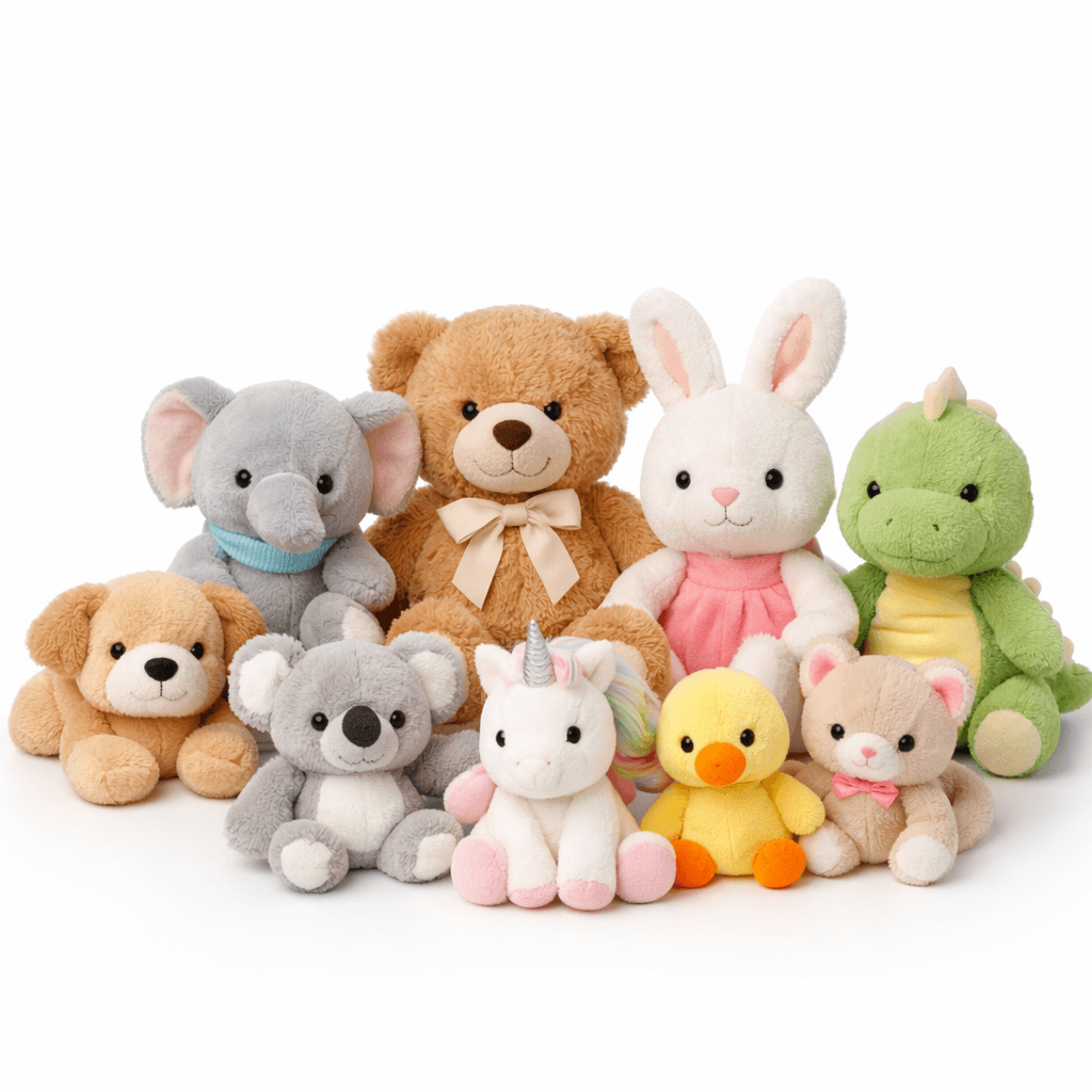 Plush Animal Toy Set