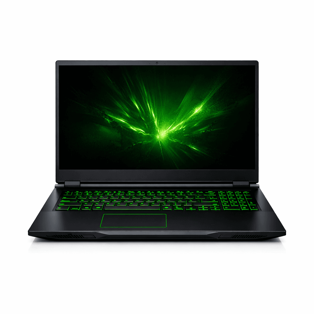 Green Backlit Gaming Laptop