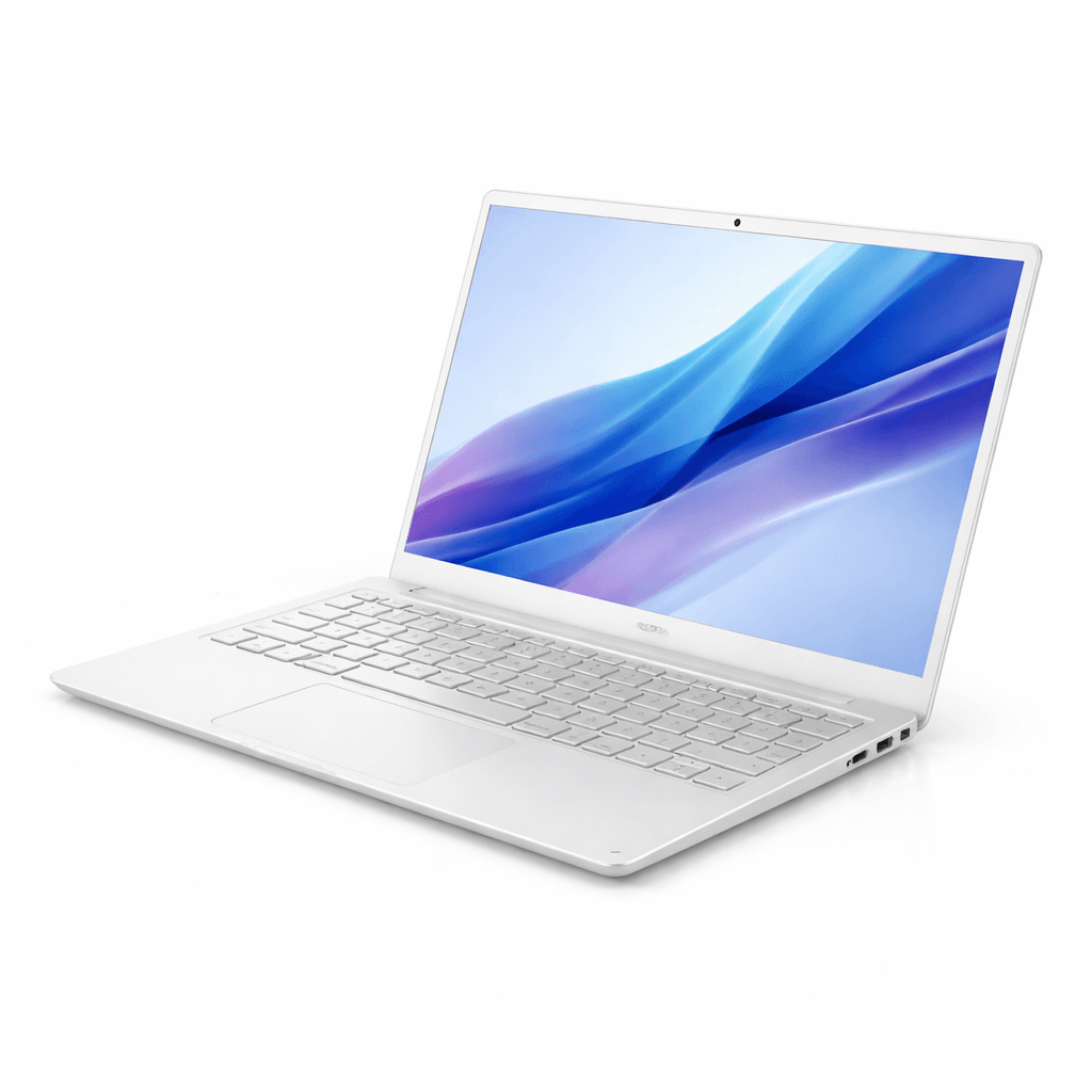 White Ultrabook Laptop