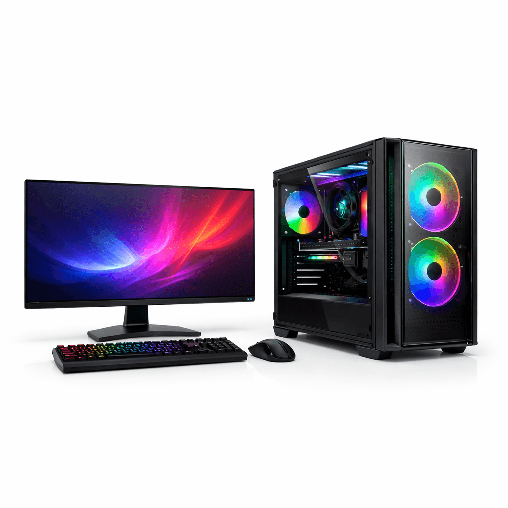 Gaming Desktop Computer Bundle
