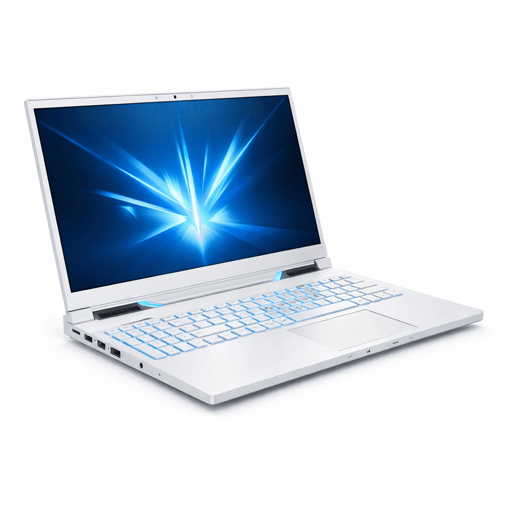 White Gaming Laptop