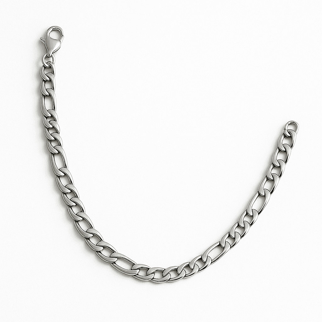 Silver Figaro Chain
