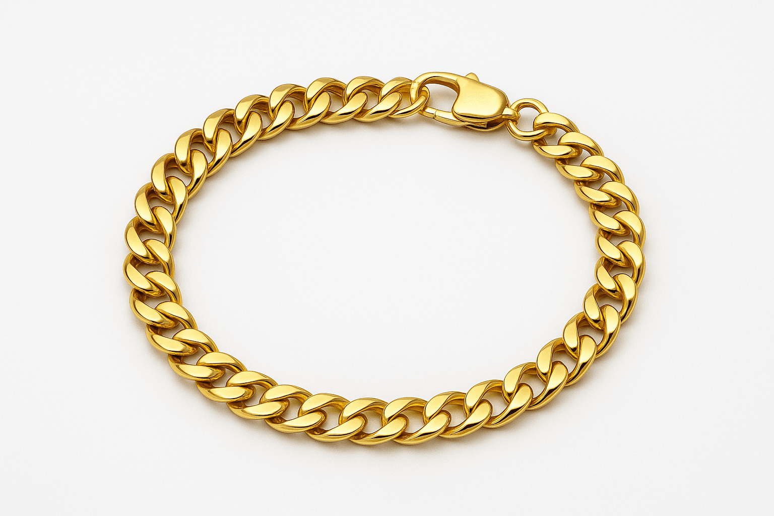 Gold Cuban Link Bracelet