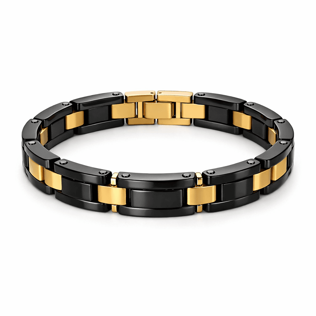 Black and Gold Bracelet