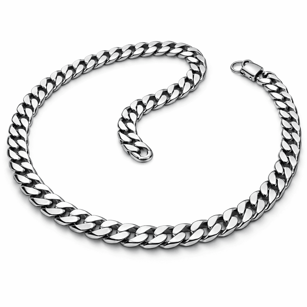 Silver Curb Chain Bracelet