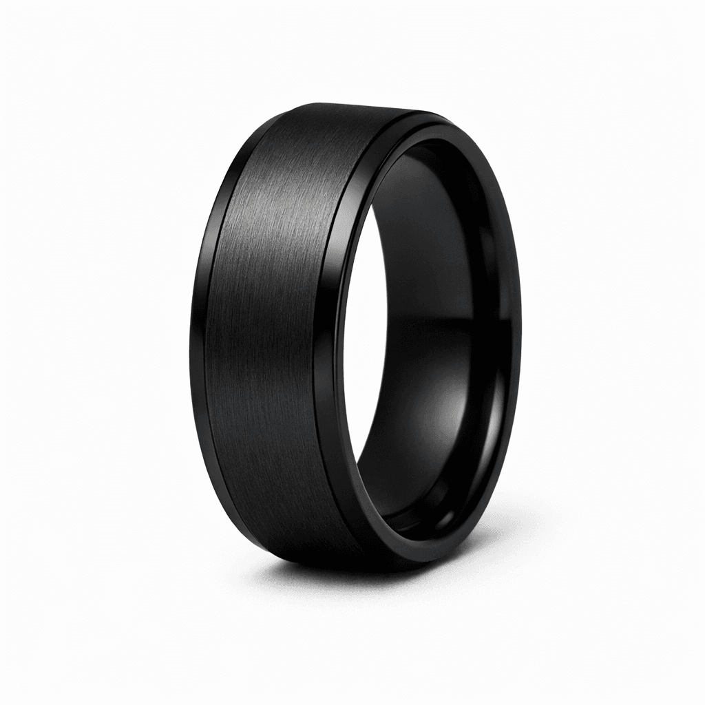Black Tungsten Ring