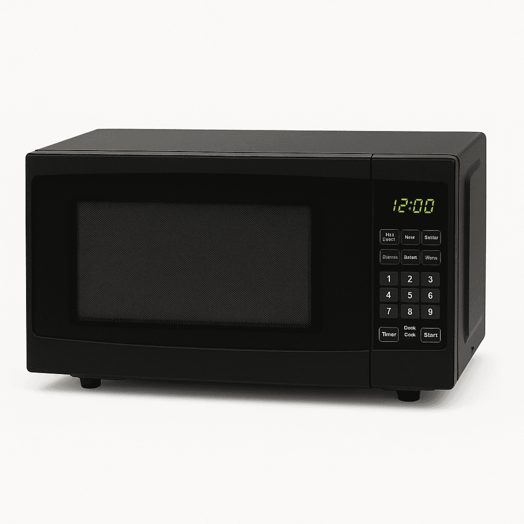 Black Countertop Microwave
