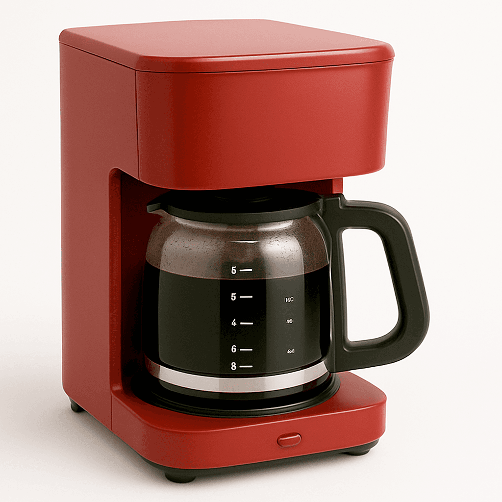 Red Drip Coffee Maker