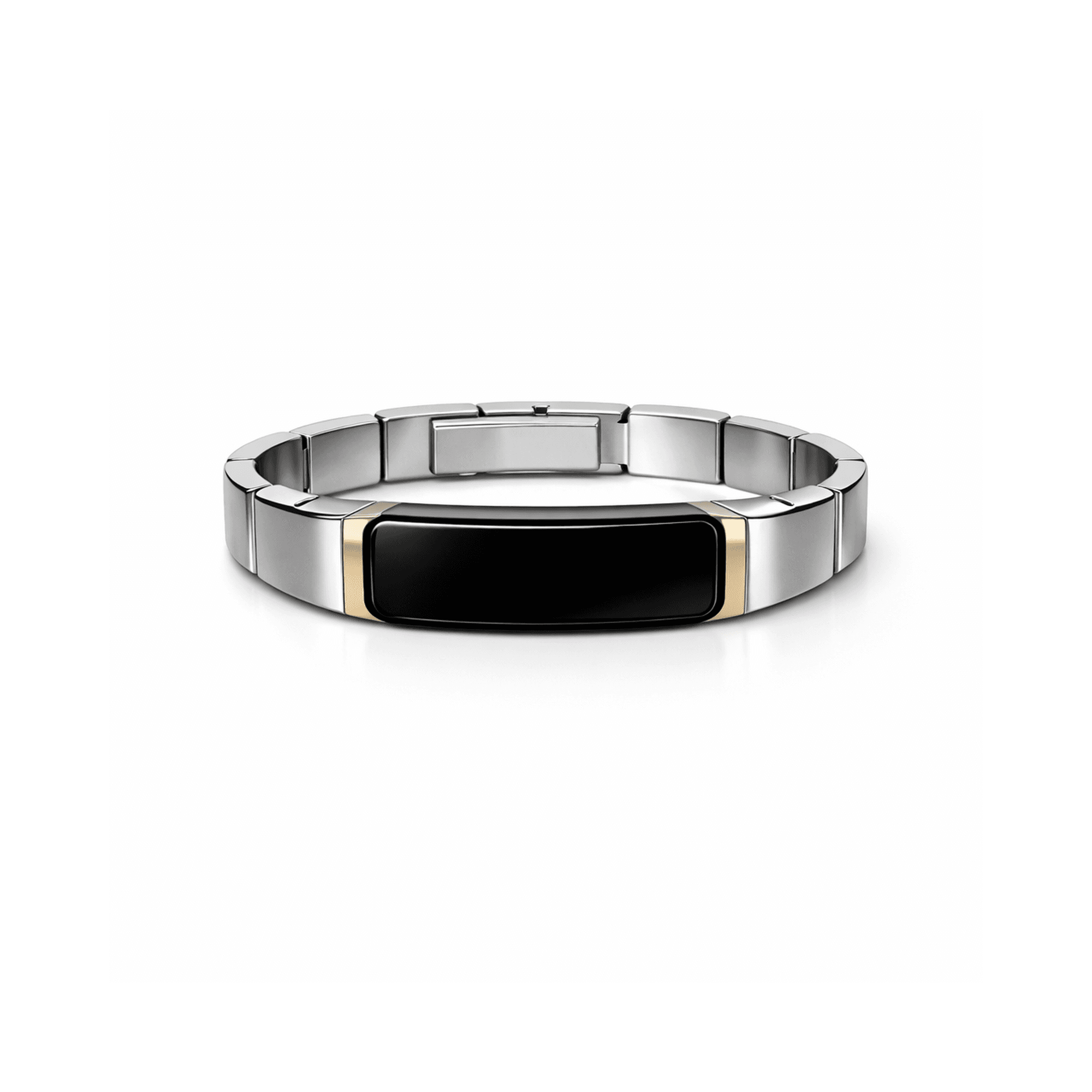 Silver Fitness Tracker Bracelet