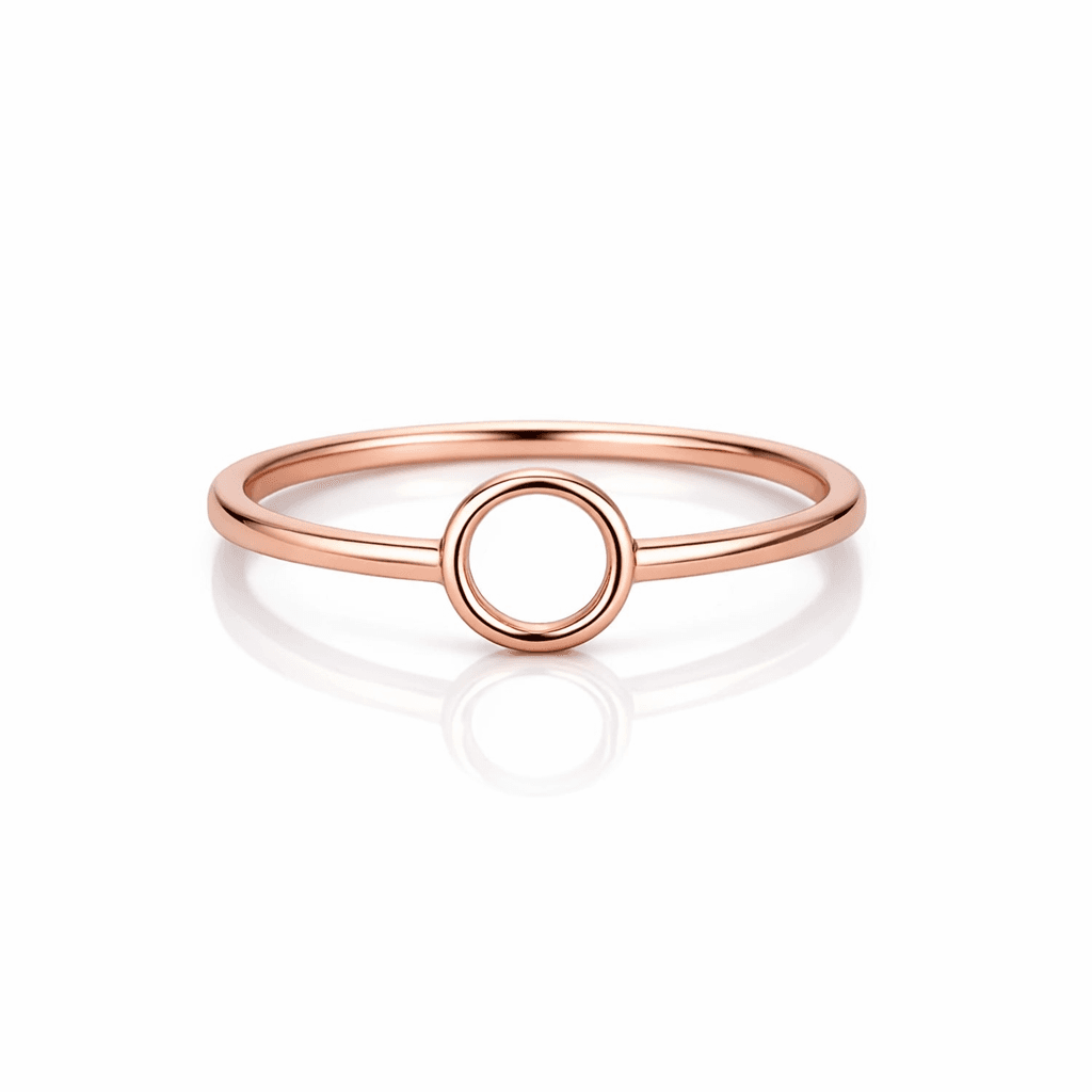 Rose Gold Circle Ring