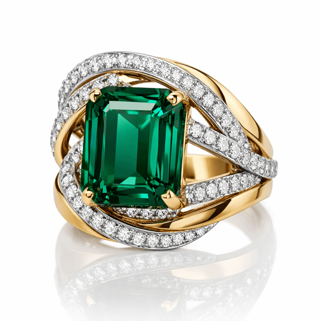 Emerald Cocktail Ring